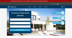 Desktop Screenshot of fertighaus.de