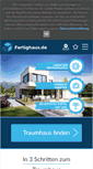 Mobile Screenshot of fertighaus.de