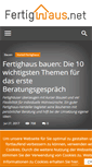Mobile Screenshot of fertighaus.net